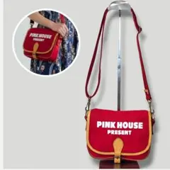 【PINK HOUSE】コットンレザー ショルダーバッグ 金子功 ヴィンテージのサムネイル