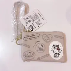 郵便局限定 산리오 ハローキティ 50周年 パスケース フラグメントケース