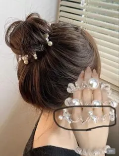 新品未使用　パールヘアアクセサリー　セレモニー