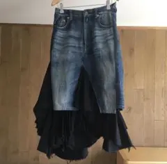 JUNYA WATANABE チュール ドッキング デニムスカート S - メルカリ