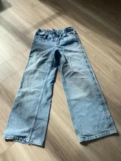 ZARA キッズジーンズ 11-12 ビジュー付き デニムパンツ 152cm