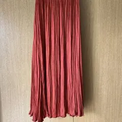 ZARA / 【新品未使用】シワプリーツロングスカート