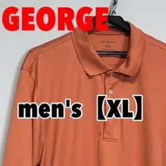 F574【GEORGE】半袖ポロシャツ【XL】