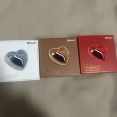 Heart True　ワイヤレスイヤホン　ハート型3点セット