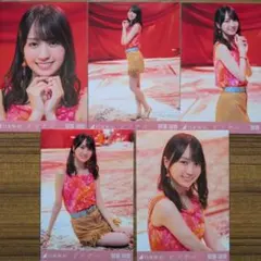 賀喜遥香　ビリヤニ ５種コンプ　生写真　乃木坂46