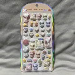 【正規品】　コットンパフィーシール　スヌーピー