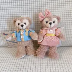 【新品】 ダッフィー シェリーメイ ワンダフルフレンドシップ ぬいぐるみバッジ