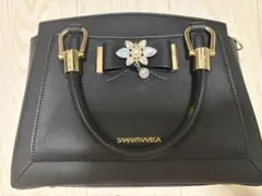 サマンサタバサ バッグ ブラック