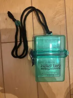 HIGH(er) magazine クリアグリーンポーチ