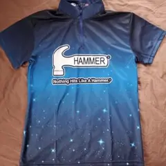 ✨新品✨ボウリングウエア　ハイファイブシャツ　レディース　ブルー　サイズ2XL