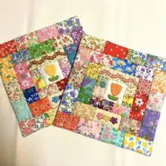 ハンドメイド　パッチワークキルト　タペストリー