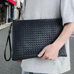 クラッチバッグ セカンドバッグ メンズ ビジネス 冠婚葬祭 結婚式 新品 L
