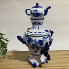 ロシア グジェリ焼 食卓セット - メルカリ