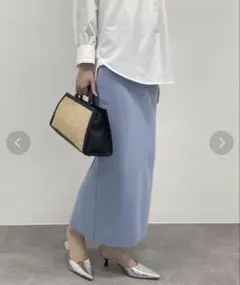 総針ニットスカートラウンジドレスのサムネイル