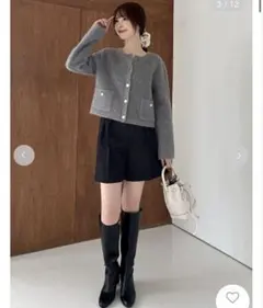 フレイアイディー　ロングブーツ　ラウンドトゥロングブーツのサムネイル