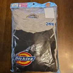 【未使用】Dickies 130cm 2枚組インナーシャツ 半袖丸首 肌着 下着