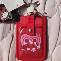 ハローキティ 赤いパスケース 산리오 キャラクターズ