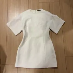 SaturdayClub ホワイトミニワンピース S