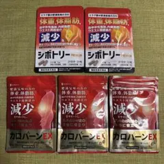 ダイエットサプリ カロバーンEX×3 シボトリー カロリンピュア 