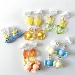 キッズイヤリング 5点セット  Ｎｏ．436