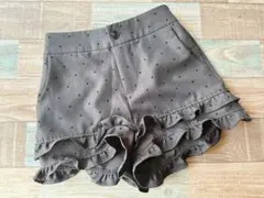 OLIVE desOLIVEドット柄フリルショートパンツ F