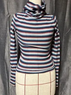 MARC JACOBS マークジェイコブス　ストライプ タートルネック トップス