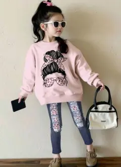 トレーナーとパンツの２点セット