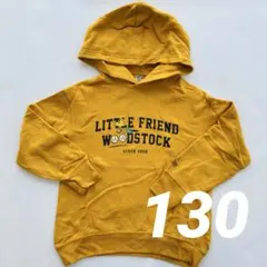 キッズ　130 ユニクロ　スヌーピー　長袖　パーカー　トレーナー