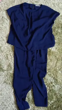 Natural Beauty Basic　ネイビー パンツセットアップ