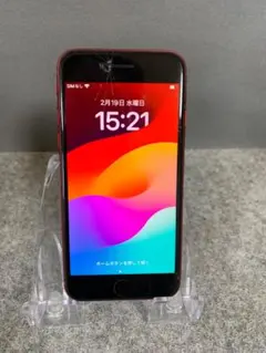 中古 国内版 SIMフリー iPhoneSE 第2世代 64GB レッド色