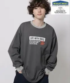 niko and 【OLD SMITH×WHATNOT】コラボロングＴシャツのサムネイル