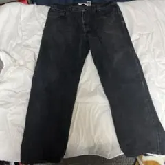 Levi's 550 Relaxed Fit ブラックデニム W40 L32