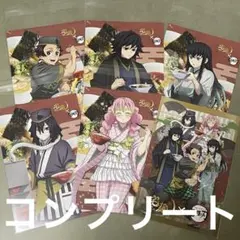 鬼滅の刃 宅麺 peppe parlor 特典 ポストカード コンプ コラボ