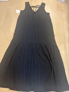 INGNI ストライプ キャミワンピース 黒