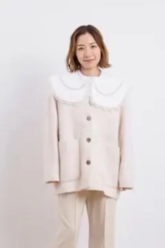 値下げ♡yori ウールモヘアシャギージャケット　ベビーピンク 2026年最新】yori モヘアの人気アイテム - メルカリ