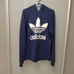 adidas Originals トレフォイル パーカー ネイビー M