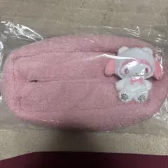マイメロディーマスコット付きティッシュケース