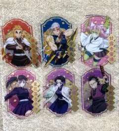 鬼滅の刃 ダイカットステッカーガム 6点セット