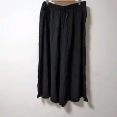 bi abbey ガウチョ　ブラック　5L 大きいサイズ　レーヨン　ゴム