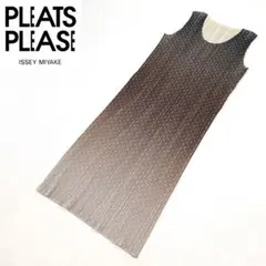 プロフ必読☆PLEATS PLEASE ☆ロングワンピース PLEATS PLEASE ISSEY MIYAKE（ロングワンピース/マキシ