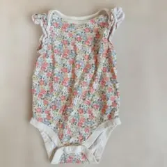 baby GAP フラワープリントロンパース 6-12ヶ月
