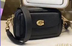 COACH ウィロウカメラバッグ　ブラックのサムネイル