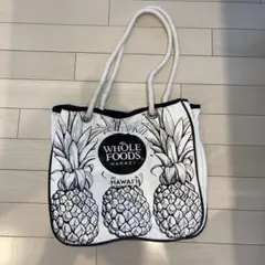 Whole Foods パイナップル柄 エコバッグ