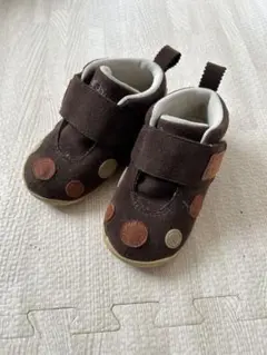 アシックス　ブラウン ベビーシューズ　13.5センチ