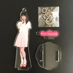 乃木坂46 中西アルノ ミニチュアキーホルダー アクリルスタンド セット