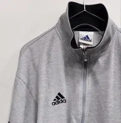 adidas アディダス トラックジャージ ジャケット グレー ジャージ