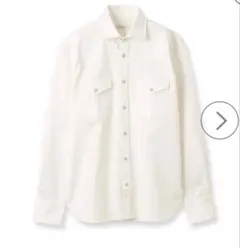 GINO｜ウェスタンシャツ col.ホワイト