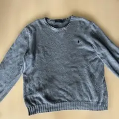 POLO RALPH LAUREN クルーネックニット グレー L