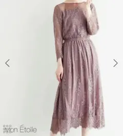 ロペピクニック　36　S 結婚式　パーティー　ドレス　ワンピース　ピンク