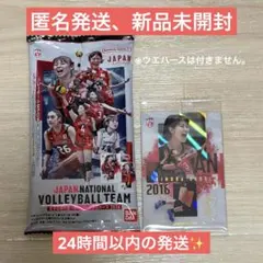バレーボール日本代表ウエハース メタリックプラカード SR 木村沙織 選手